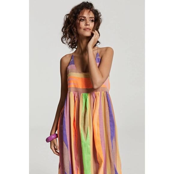 nwt DEVOTION TWINS sz S Iaspis Midi dress - Picture 3 of 3